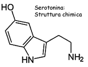 struttura molecolare serotonina