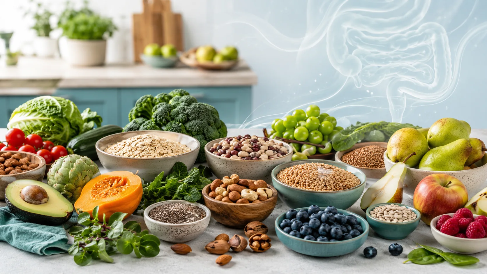 Alimenti ricchi di fibre per alimentazione e regolarità intestinale