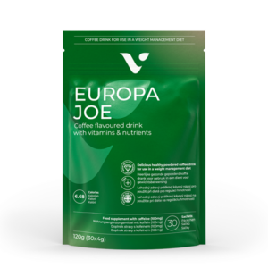 Europa Joe Valentus, bevanda al caffè con vitamina B6 e cromo, confezione da 30 bustine