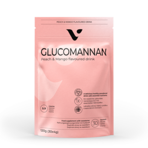 Glucomannan Valentus, bevanda pesca e mango per il controllo del peso