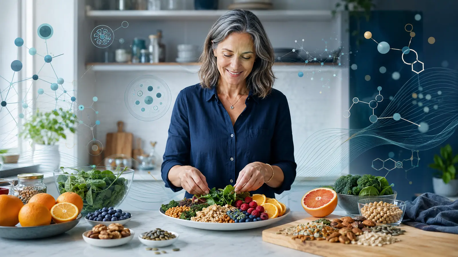 Alimentazione varia con fonti naturali di vitamine e minerali