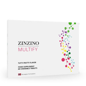 Multify Zinzino multivitaminico masticabile senza zucchero per bambini